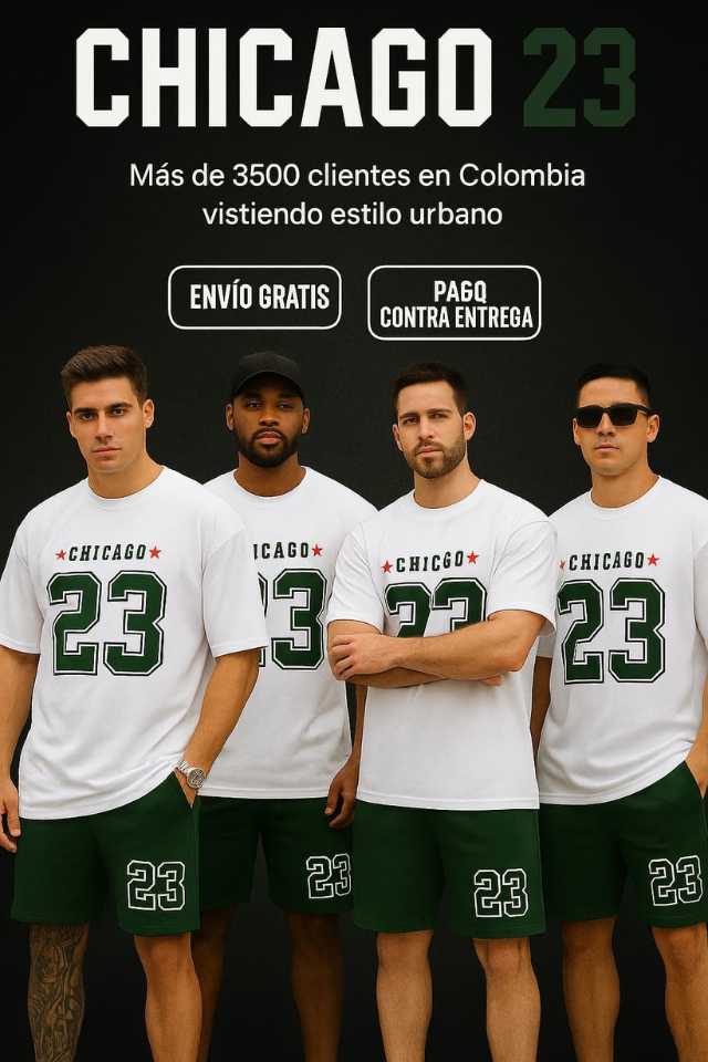 Conjunto OVERSIZE ¨ Chicago 23 Comodidad premium + diseño exclusivo