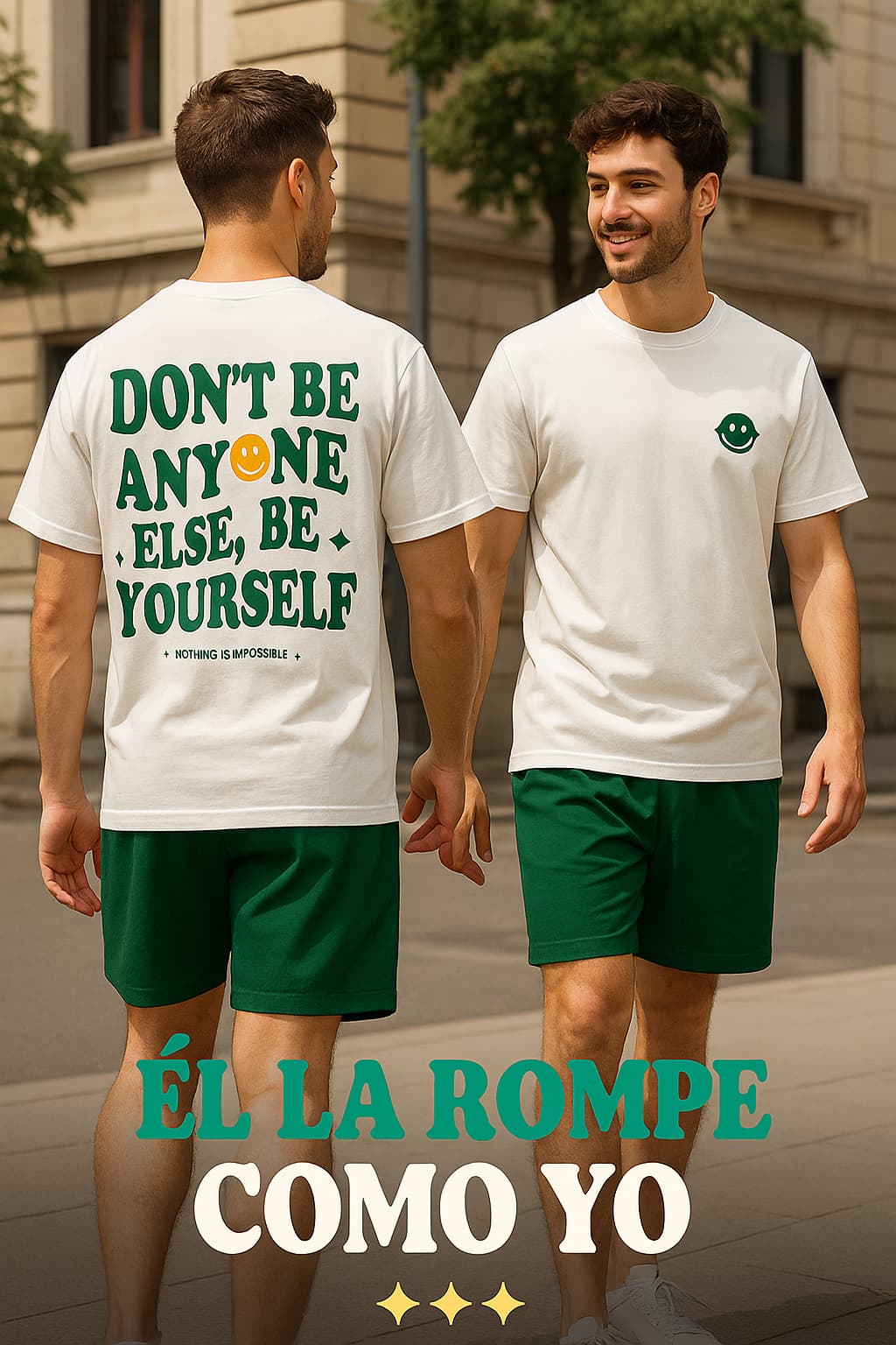 Conjunto Oversize “Be Your Self” + Vístete cómodo y como pocos visten