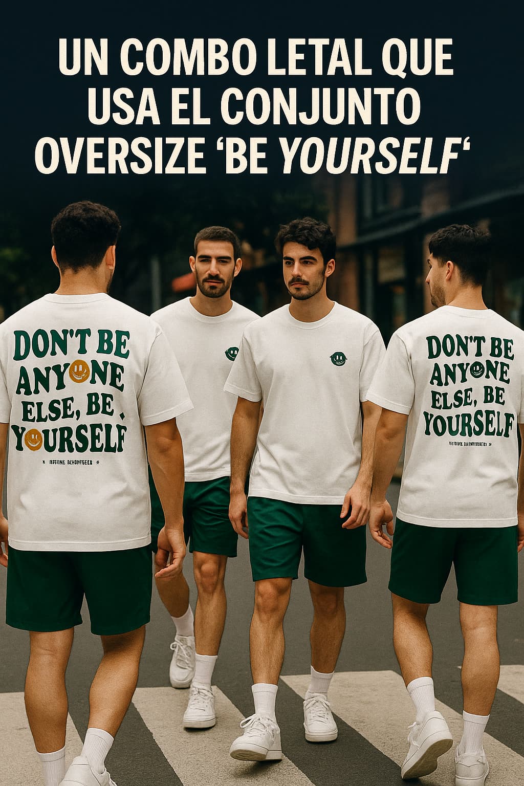 Conjunto Oversize “Be Your Self” + Vístete cómodo y como pocos visten